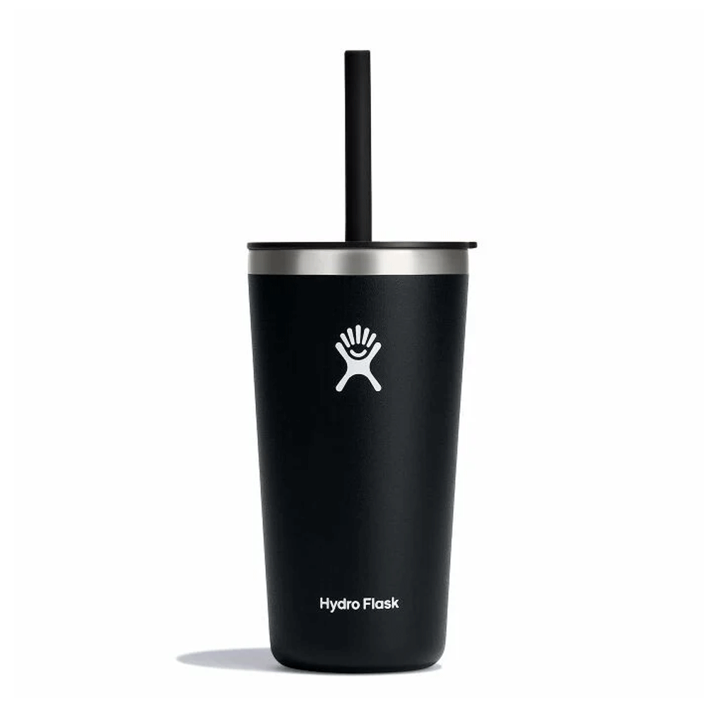 HYDRO FLASK - 20 OZ ALL AROUND TUMBLER STRAW LID-BLACK