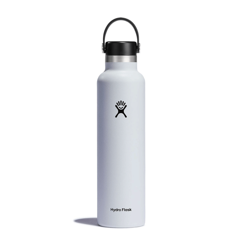 HYDRO FLASK - 24 OZ STANDARD FLEX CAP-WHITE