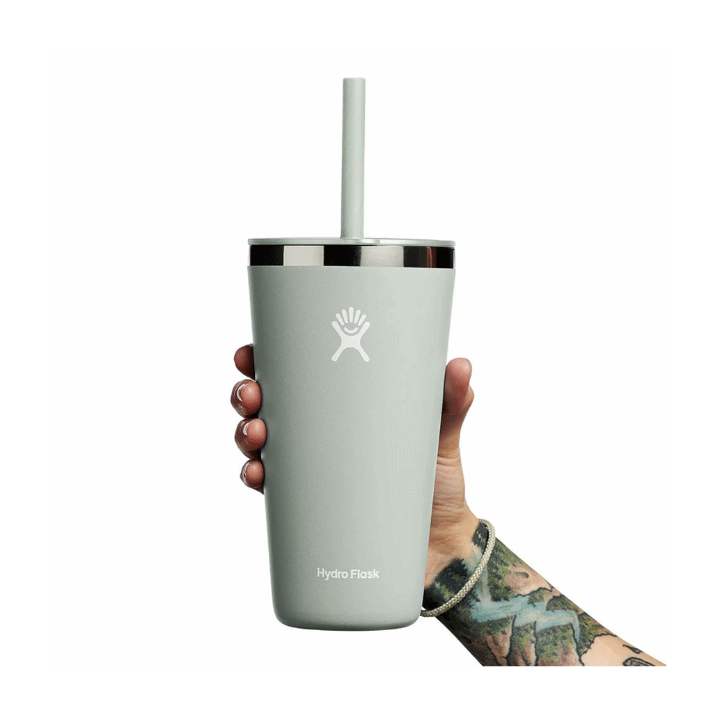 HYDRO FLASK - 28 OZ ALL AROUND TUMBLER STRAW LID-AGAVE