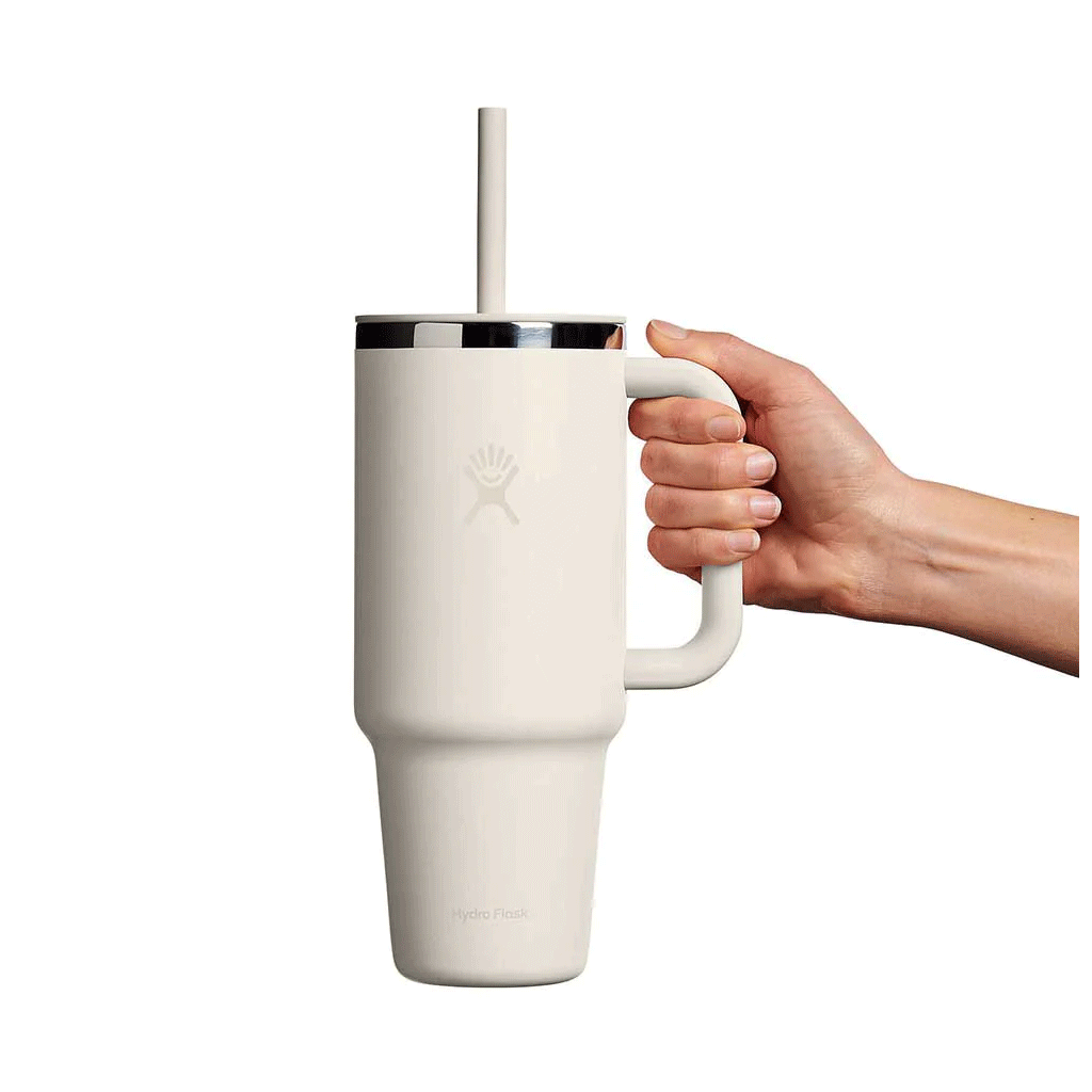 HYDRO FLASK - 40 OZ ALL AROUND TRAVEL TUMBLER-IVORY