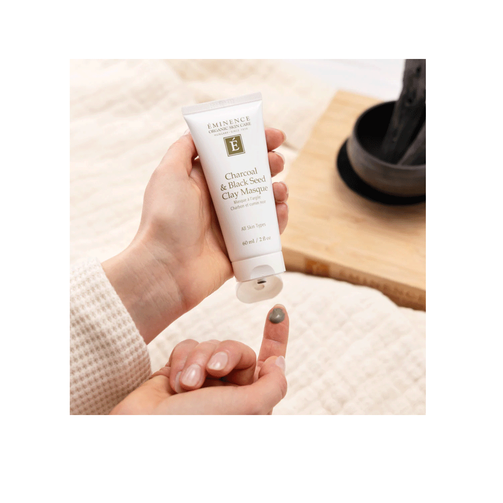 EMINENCE - CHARCOAL & BLACK SEED CLAY MASQUE TUBE (2 OZ)