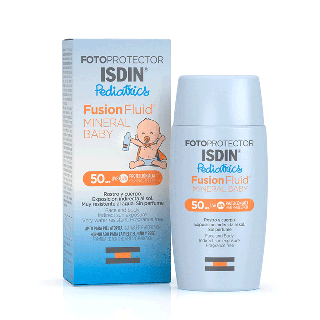 ISDIN - FOTOPROTECTOR PEDIATRICS FUSION FLUID MINERAL BABY-SPF 50 (50 ML)