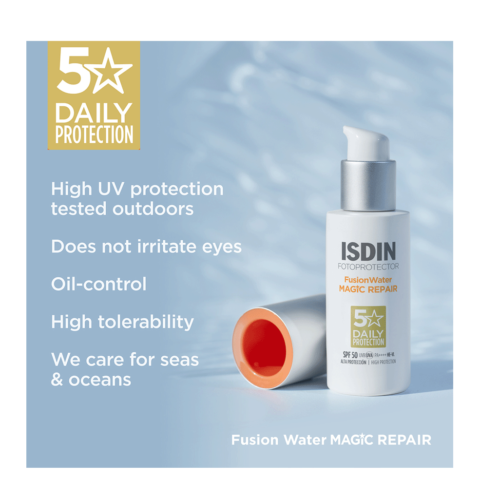 ISDIN - FOTOPROTECTOR FUSION WATER MAGIC REPAIR-SPF50 (50 ML)