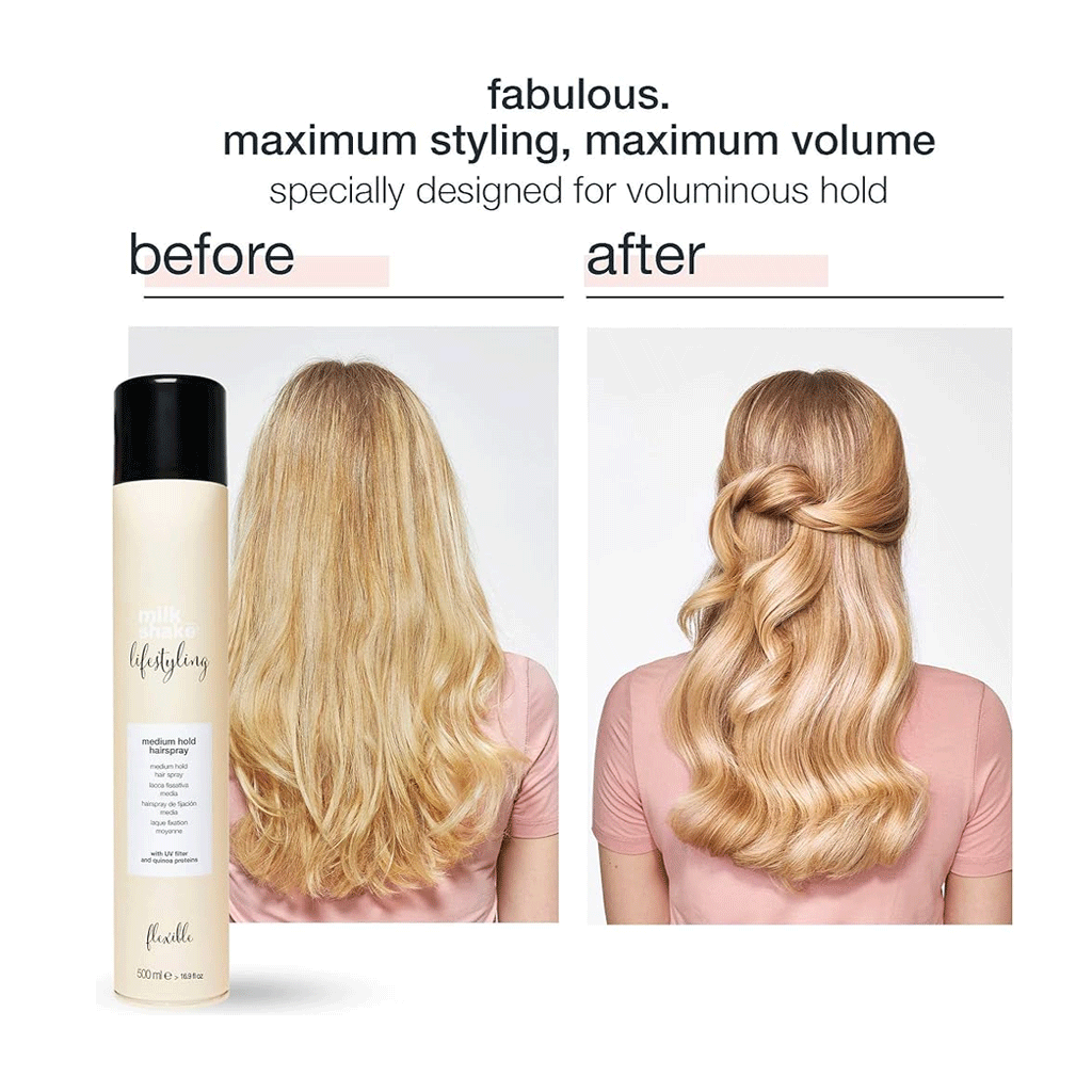MALIK SHAKE - LIFESTYLING MEDIUM HOLD HAIRSPRAY(500 ML)