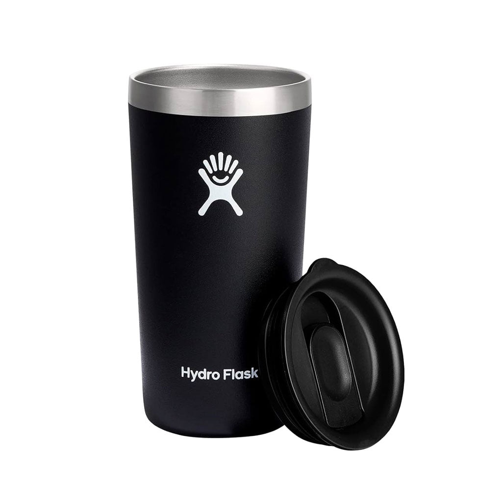 HYDRO FLASK - 12 OZ ALL AROUND TUMBLER PRESS-IN LID-BLACK