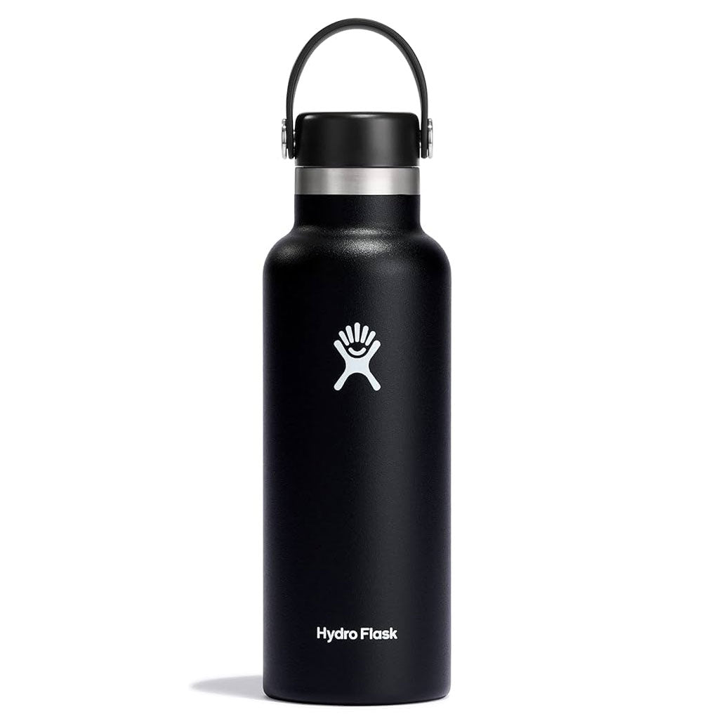 HYDRO FLASK - 18 Oz STANDARD FLEX CAP-BLACK