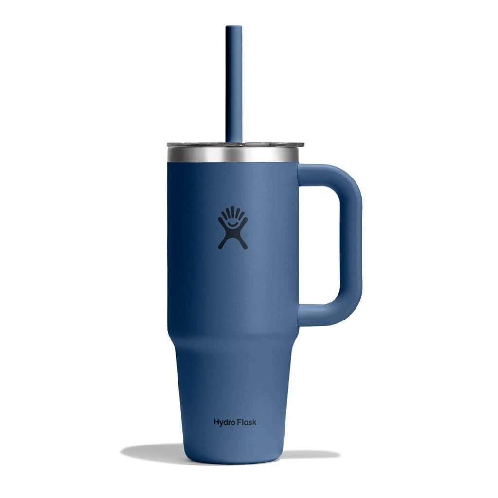 HYDRO FLASK - 24 OZ TRAVEL TUMBLER CLEAR LID-HORBOR BLUE