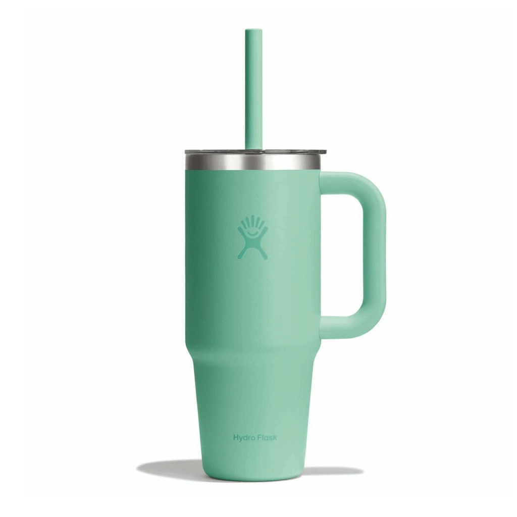 HYDRO FLASK - 24 OZ TRAVEL TUMBLER CLEAR LID-CAPRI BLUE