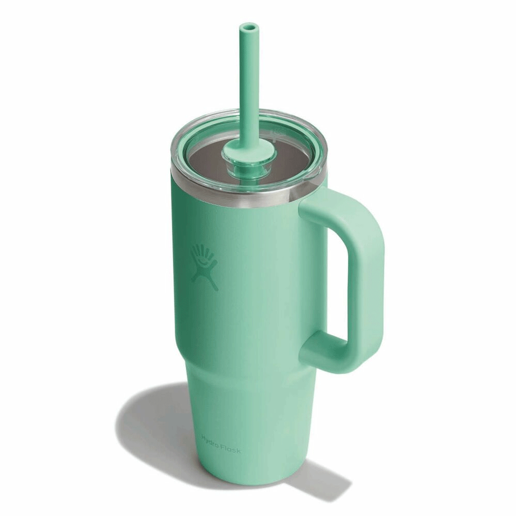 HYDRO FLASK - 24 OZ TRAVEL TUMBLER CLEAR LID-MERMAID GREEN