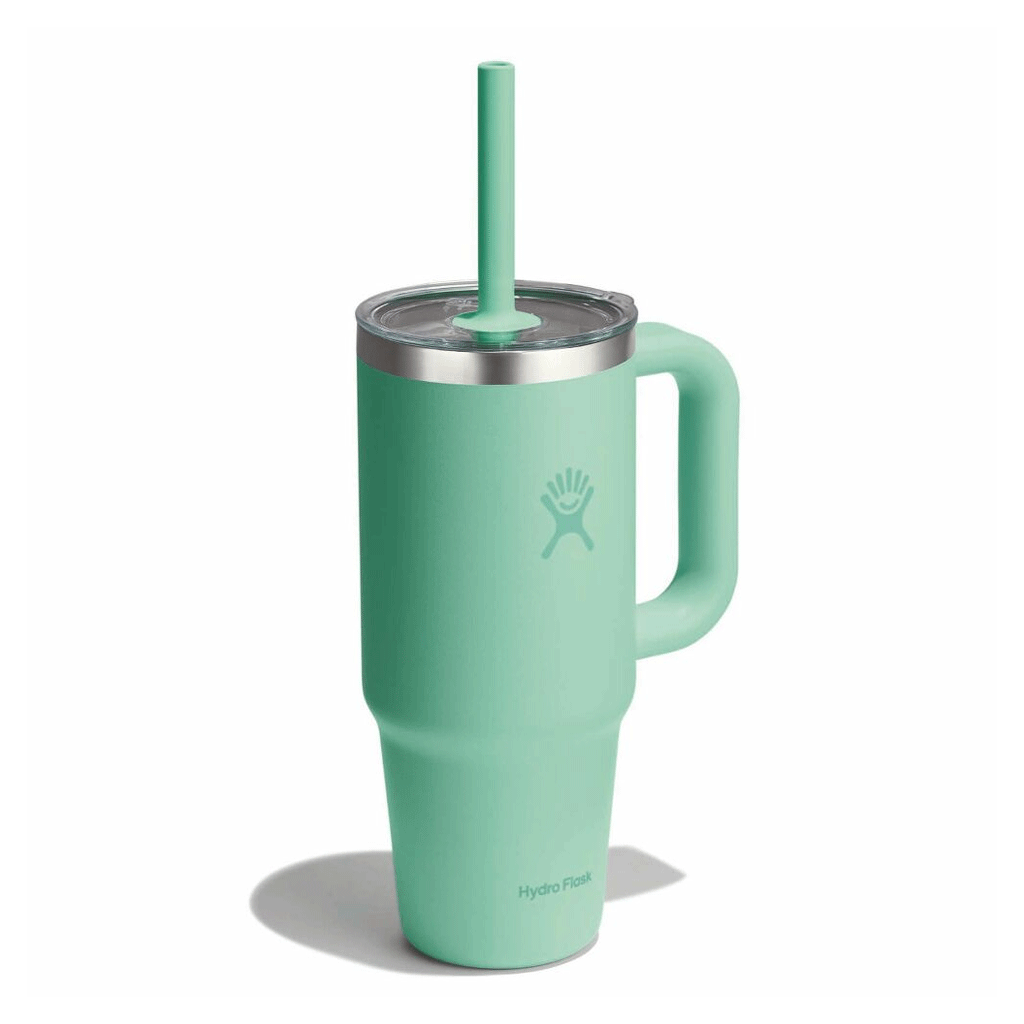 HYDRO FLASK - 24 OZ TRAVEL TUMBLER CLEAR LID-CAPRI BLUE