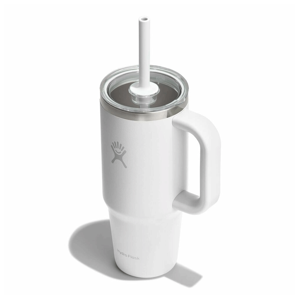 HYDRO FLASK - 24 OZ TRAVEL TUMBLER CLEAR LID-CAPRI BLUE