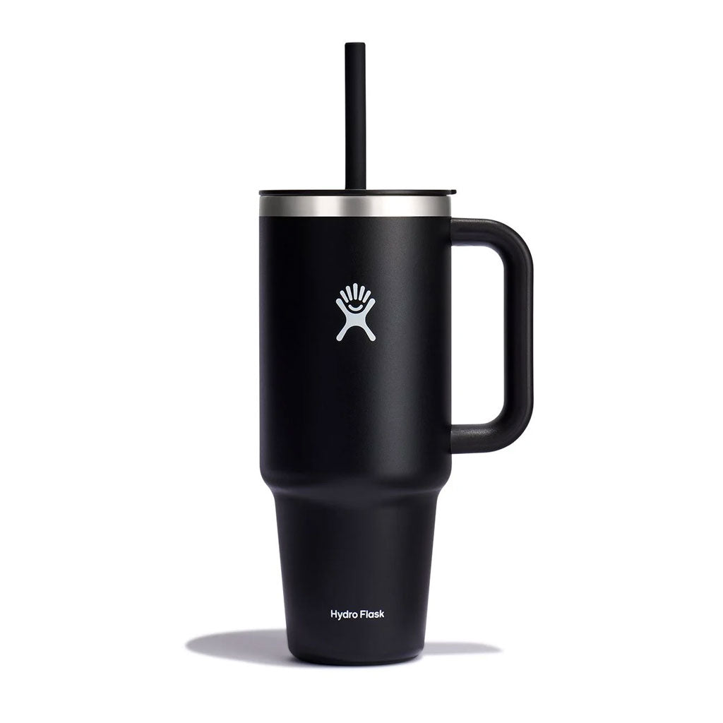 HYDRO FLASK - 40 OZ ALL AROUND TRAVEL TUMBLER-BLACK