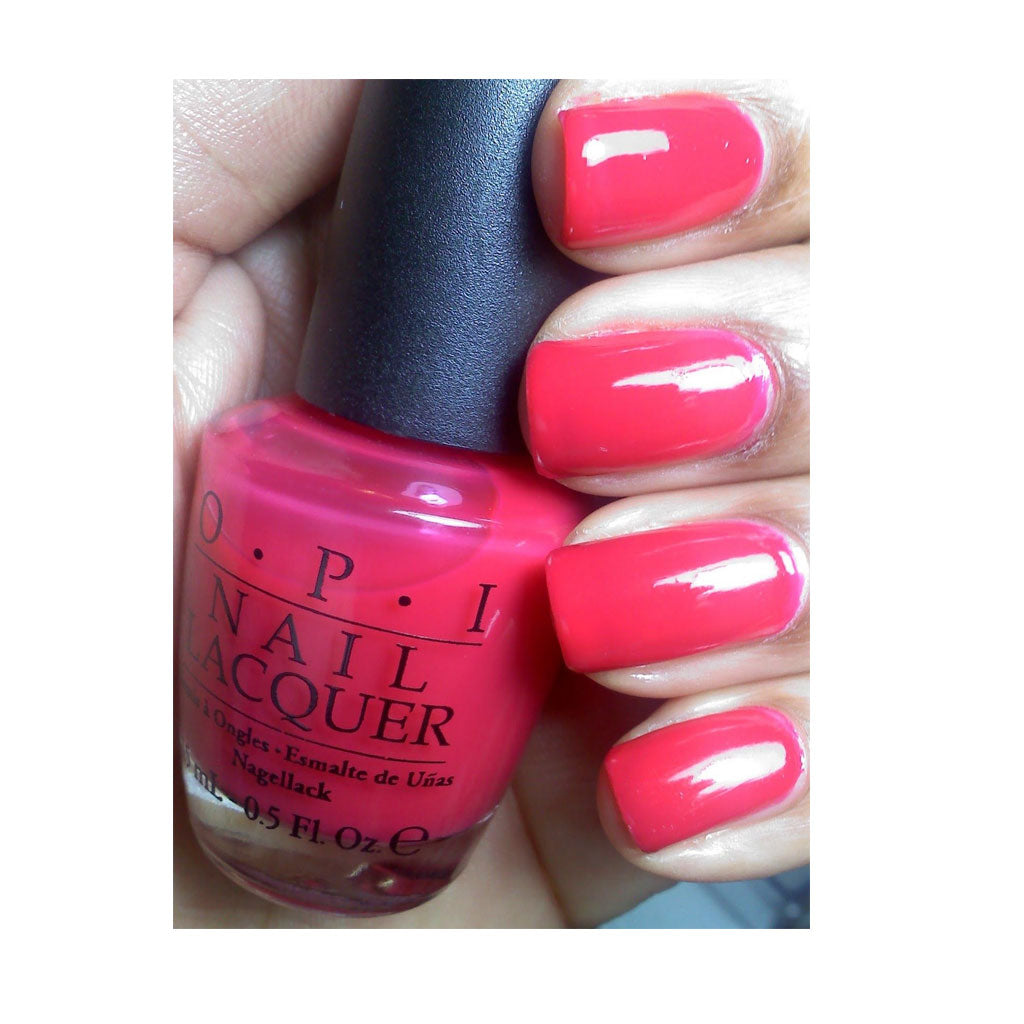 OPI - TOO HOT PINK TO HOLD EM-NAIL LACQUER