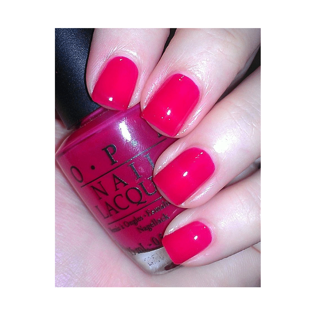 OPI - TOO HOT PINK TO HOLD EM-NAIL LACQUER