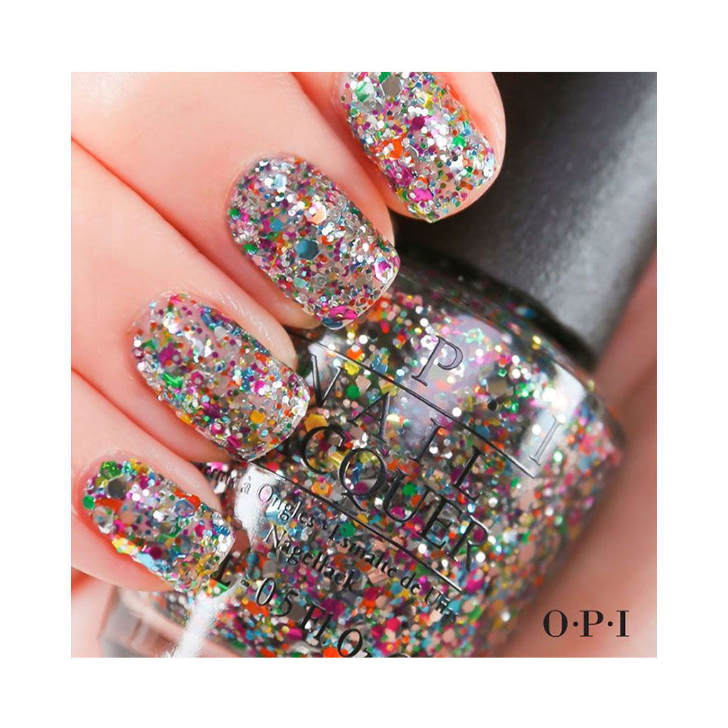 OPI - YOU HAD ME AT CONFETTI-NAIL LACQUER