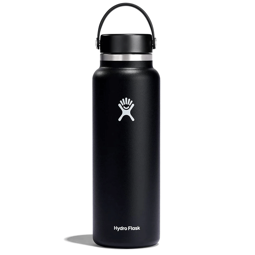 HYDRO FLASK - 40 OZ WIDE MOUTH-BLACK