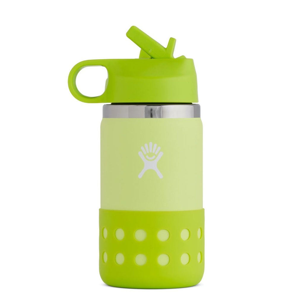 HYDRO FLASK – 12 Oz KIDS WIDE MOUTH STRAW LID AND BOOT-HONEYDEW