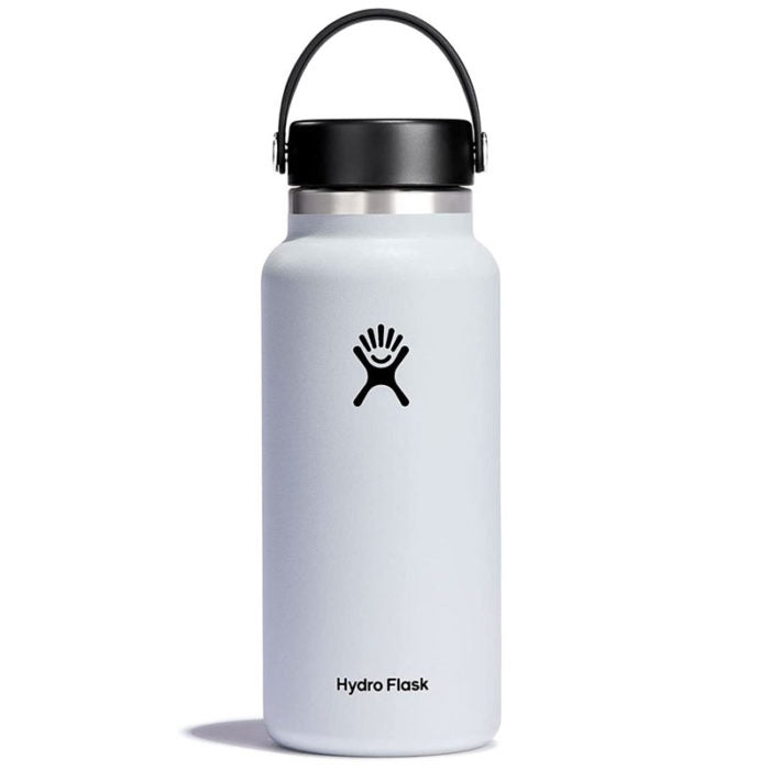 HYDRO FLASK - 32 OZ WIDE MOUTH-WHITE